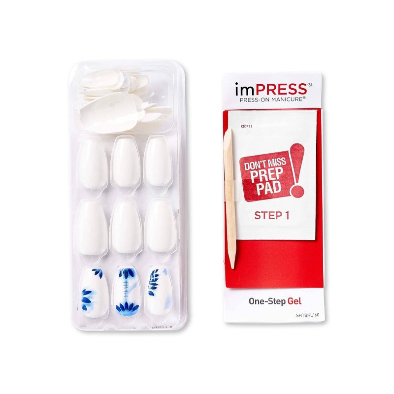Kiss imPRESS Press-On Manicure False Nails - Tye Dye - 30ct