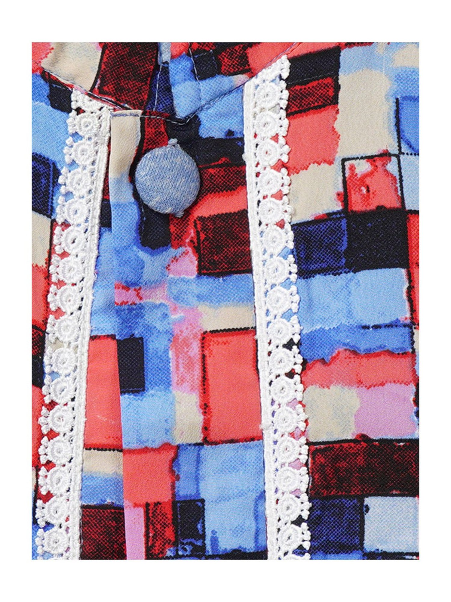 Butterfly Blush Kids Multicolor Printed Cape