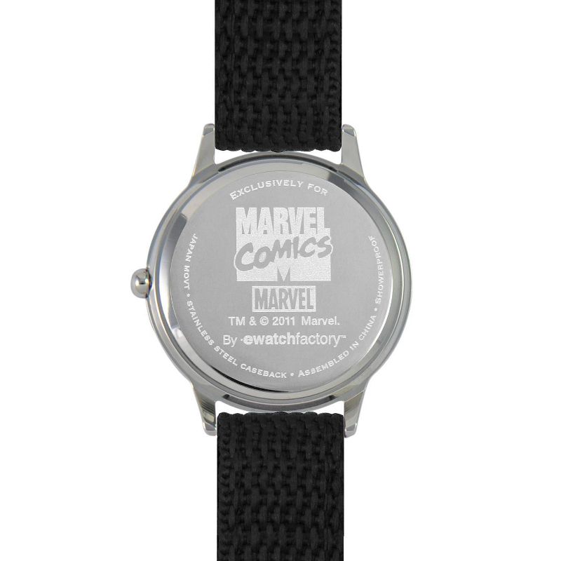 Boys' Marvel Hulk Stainless Steel Time Teacher Watch - Black