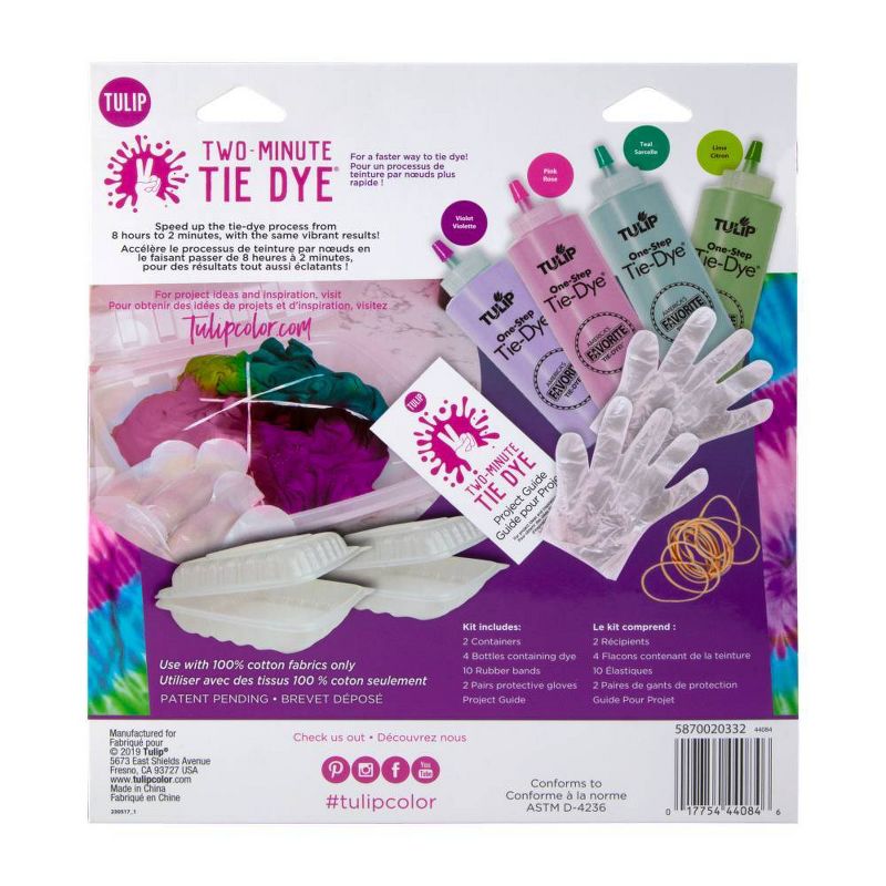Two-Minute Tie Dye Kit Berry Blast - Tulip Color