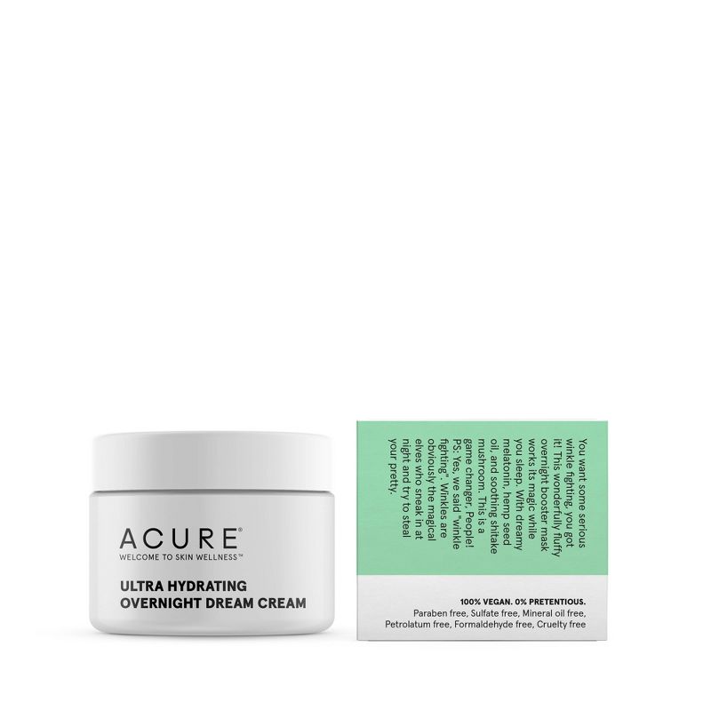 Acure Ultra Hydrating Overnight Dream Cream - 1.7 fl oz