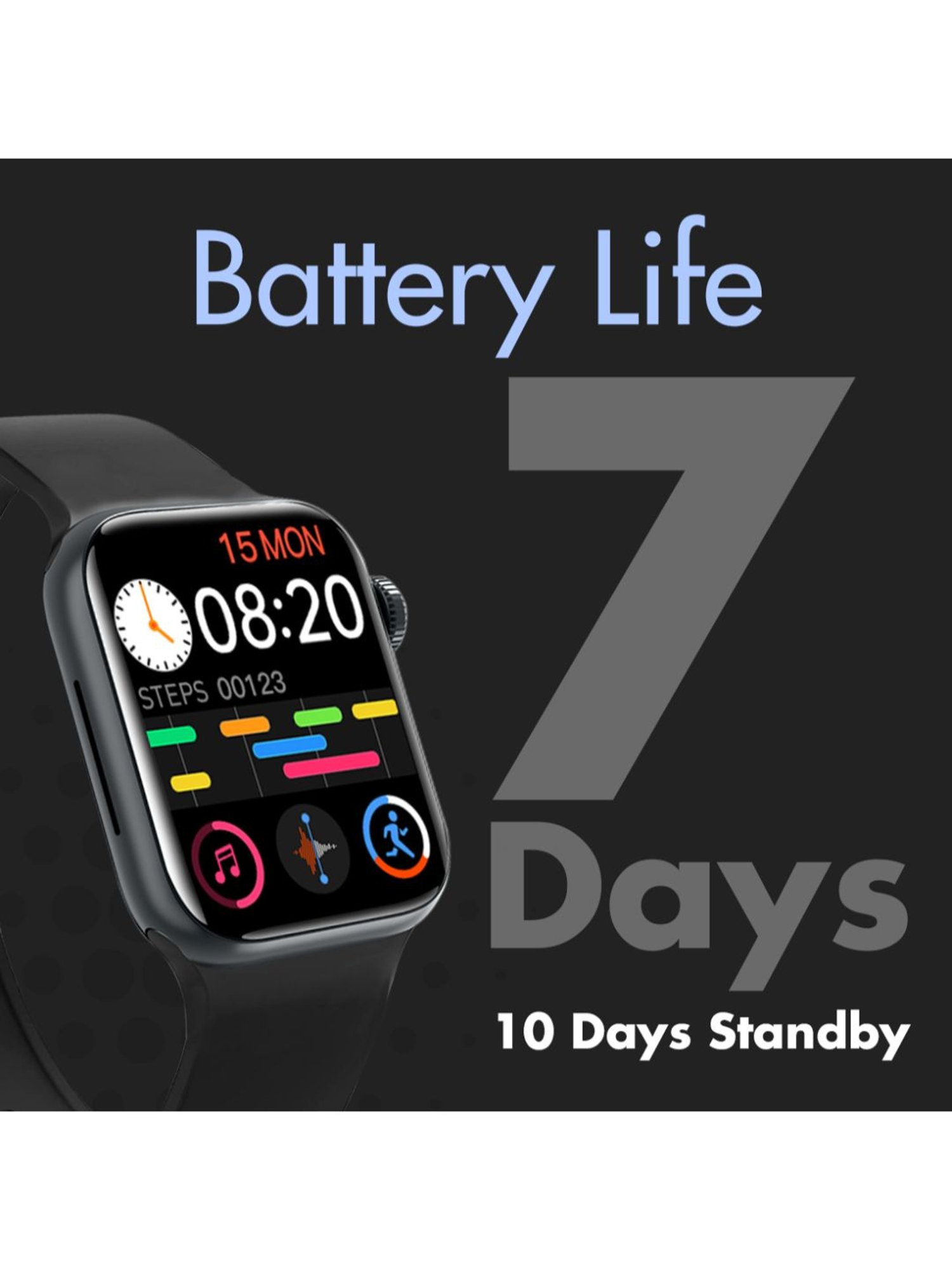 I KALL W3 Smart Watch (Black)