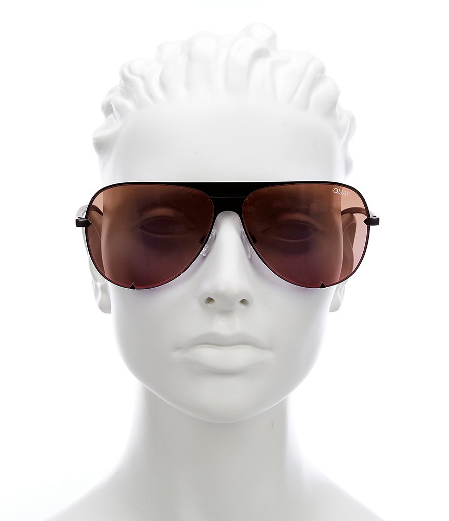 Quay Australia Quay x Maluma High Key Shield Oversized Sunglasses