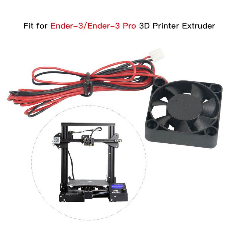 Aibecy 1pc Brushless Cooling Fan 40*40*10mm DC 24V with Sleeve Bearing Compatible with Ender-3/Ender-3 Pro 3D Printer Extruder