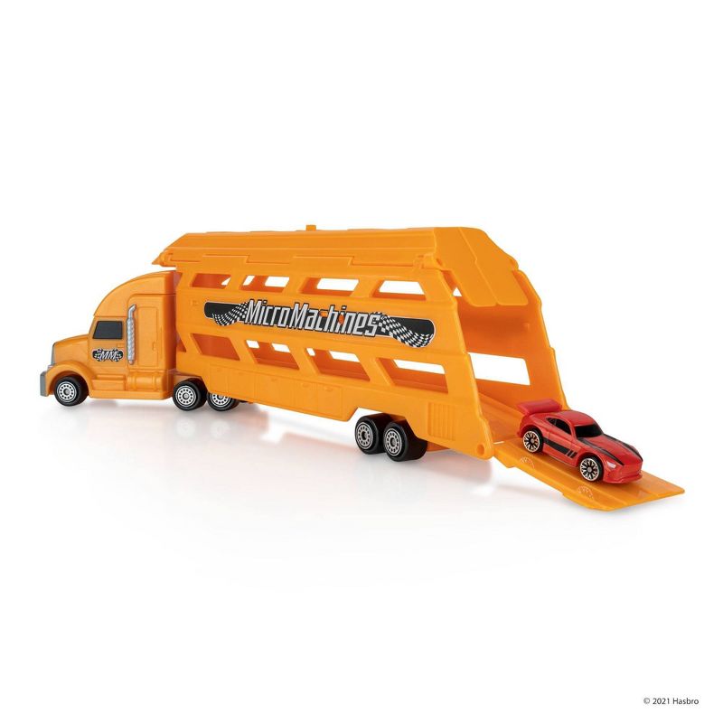 Micro Machines Mini Vehicle Hauler - Orange