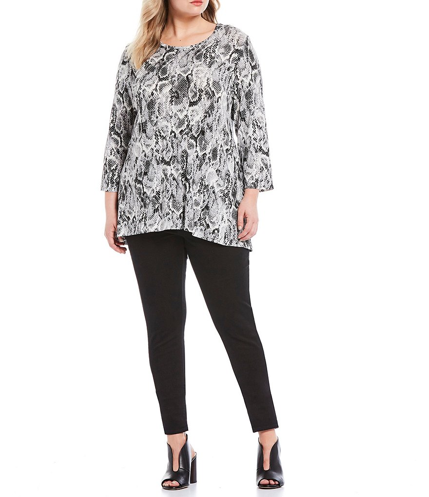 Democracy Plus Size Ab-Solution Capri Skimmer Jean