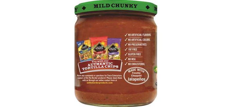 On The Border Mild Chunky Salsa - 16oz
