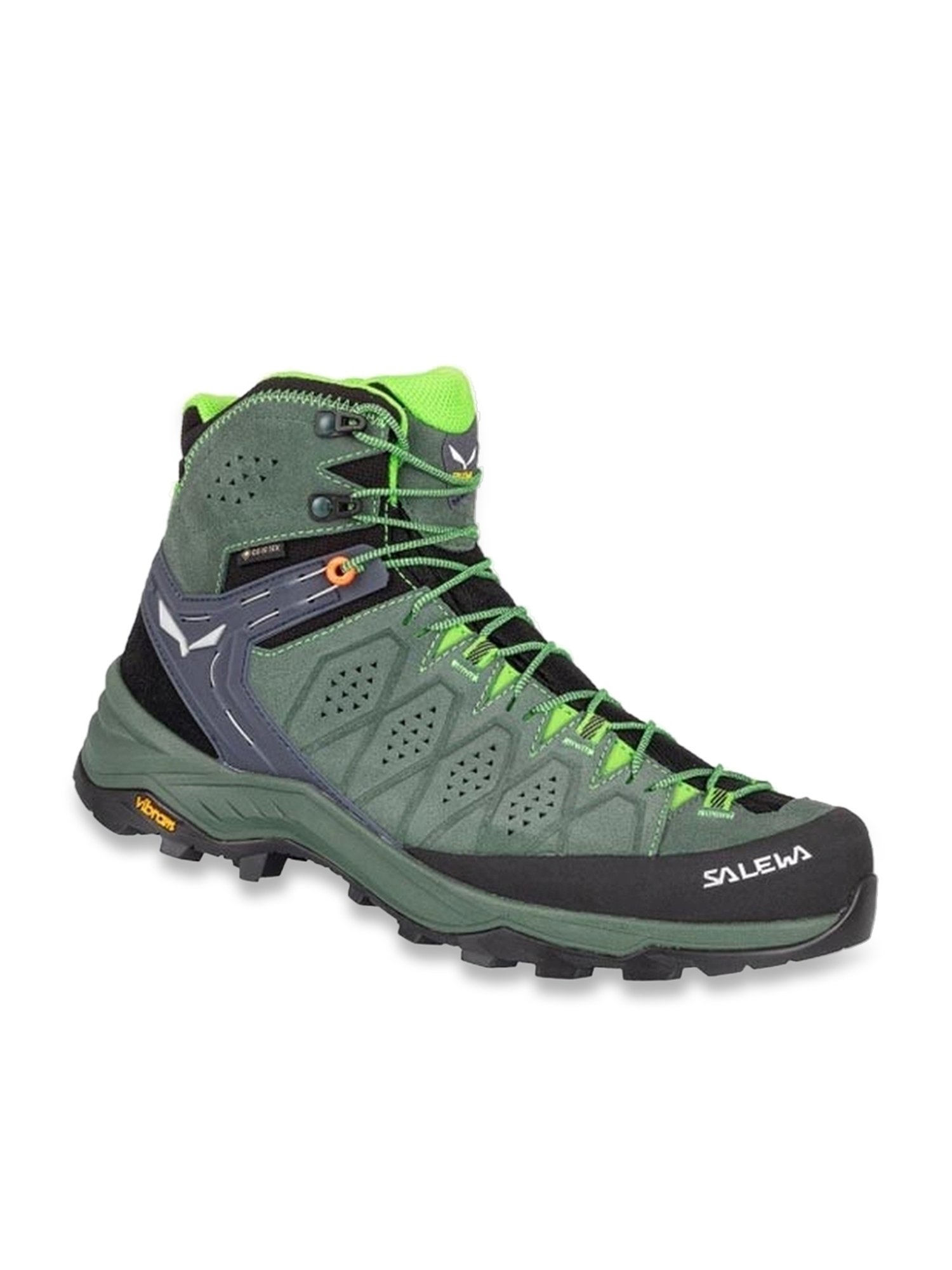 Salewa Men's MS ALP TRAINER 2 MID GTX Green Outdoor Shoes
