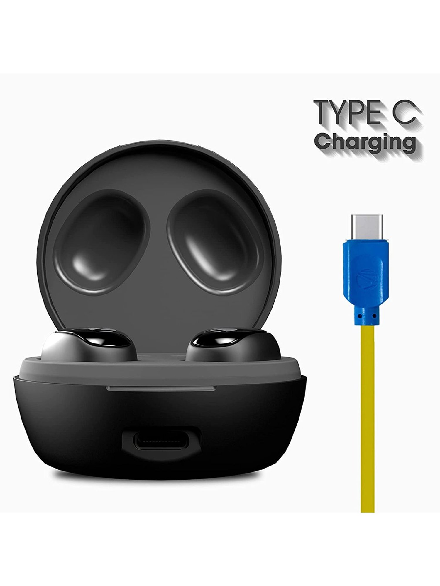 Zebronics Zeb-Sound Bomb 1 True Wireless Earbuds with Mic (Black/Grey)