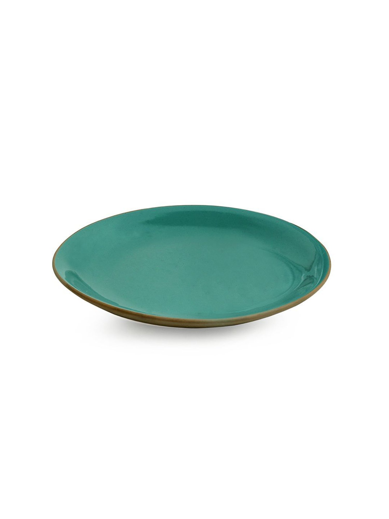 Pure Home and Living Transparent Glass Textured Dinner Plates