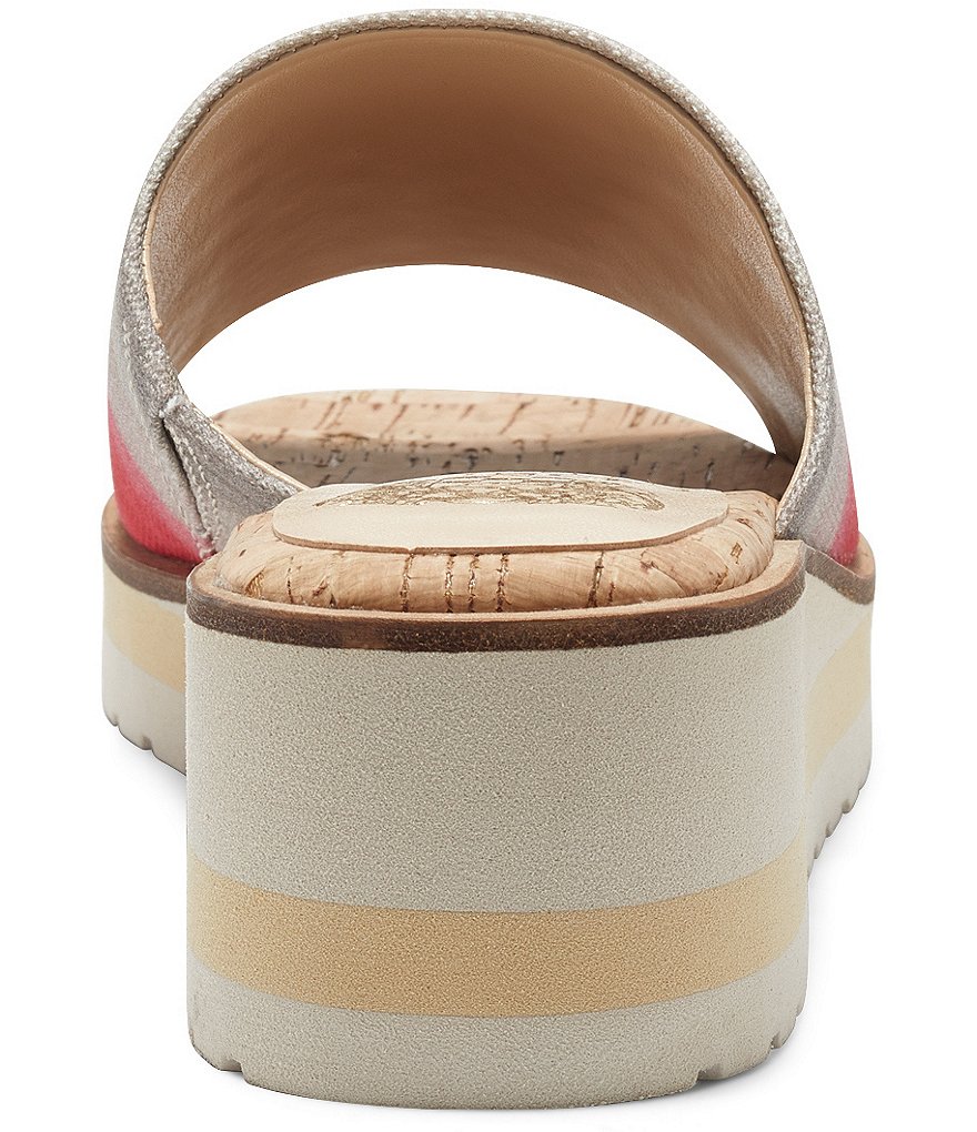 Vince Camuto Vivtina Fabric Cork Footbed Wedge Sandals