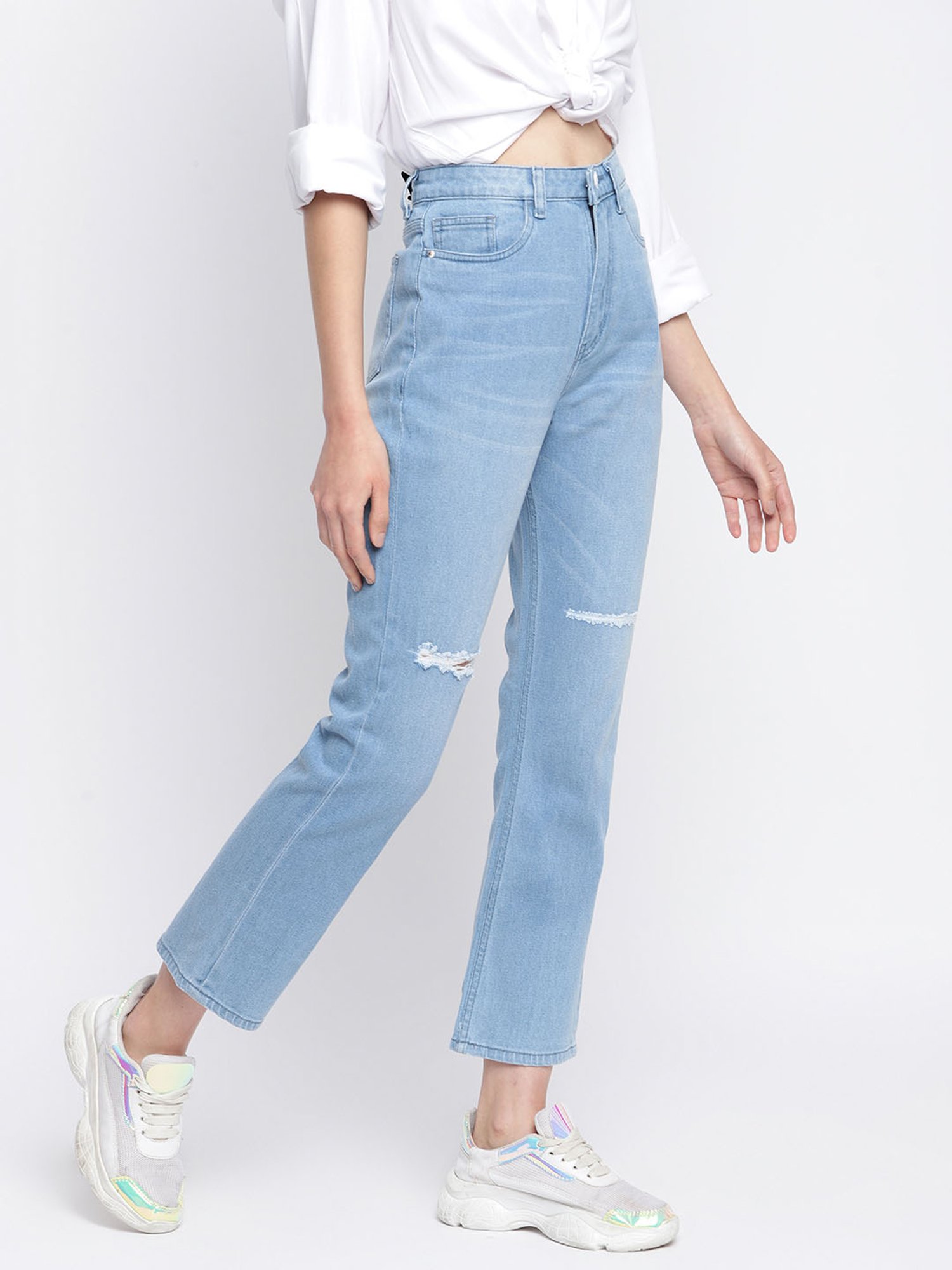 Tales & Stories Blue Distressed Jeans