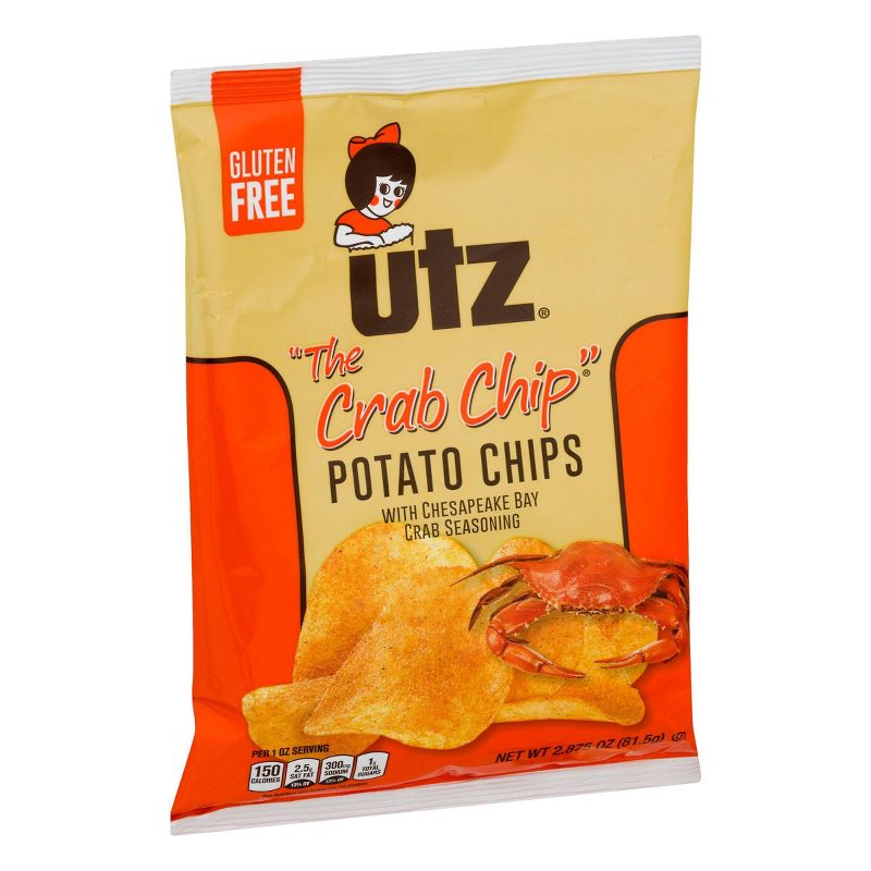 Utz Chesapeake Bay Crab Flavored Potato Chips - 2.875oz