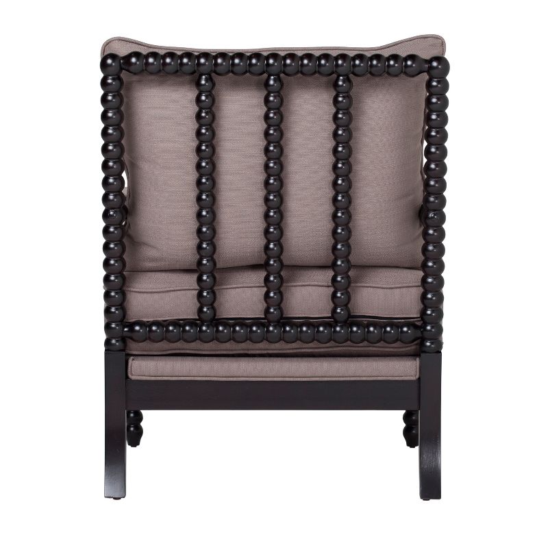 Home Colonnade Spindle Accent Chair - Mocha Brown Vanilla - Studio Designs