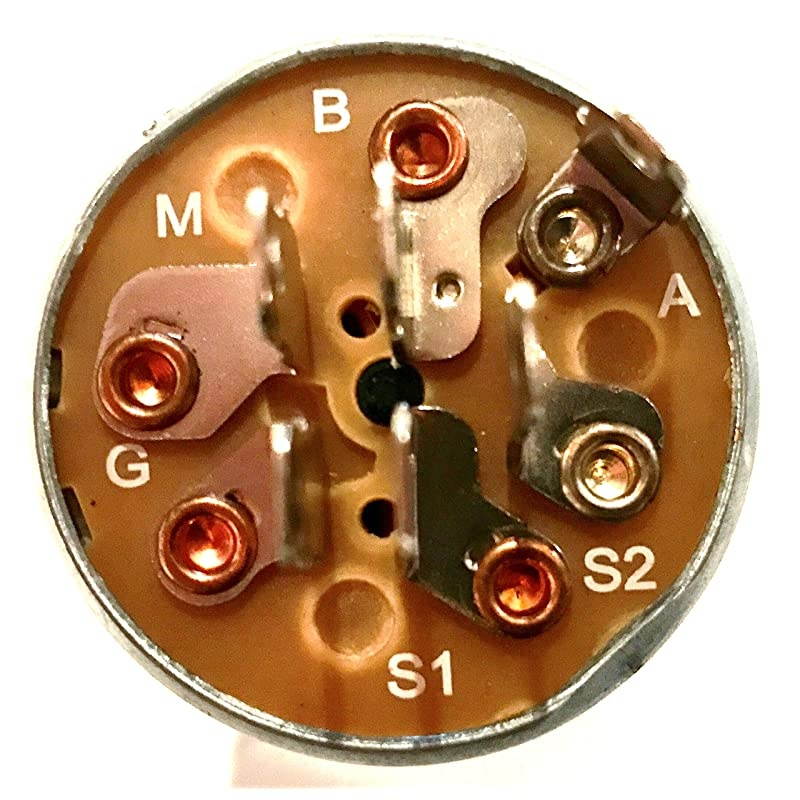 Starter Ignition Switch Replaces John Deere TCA22740 TCA15075 AM101561 with 3 Keys amp Free Carabiner