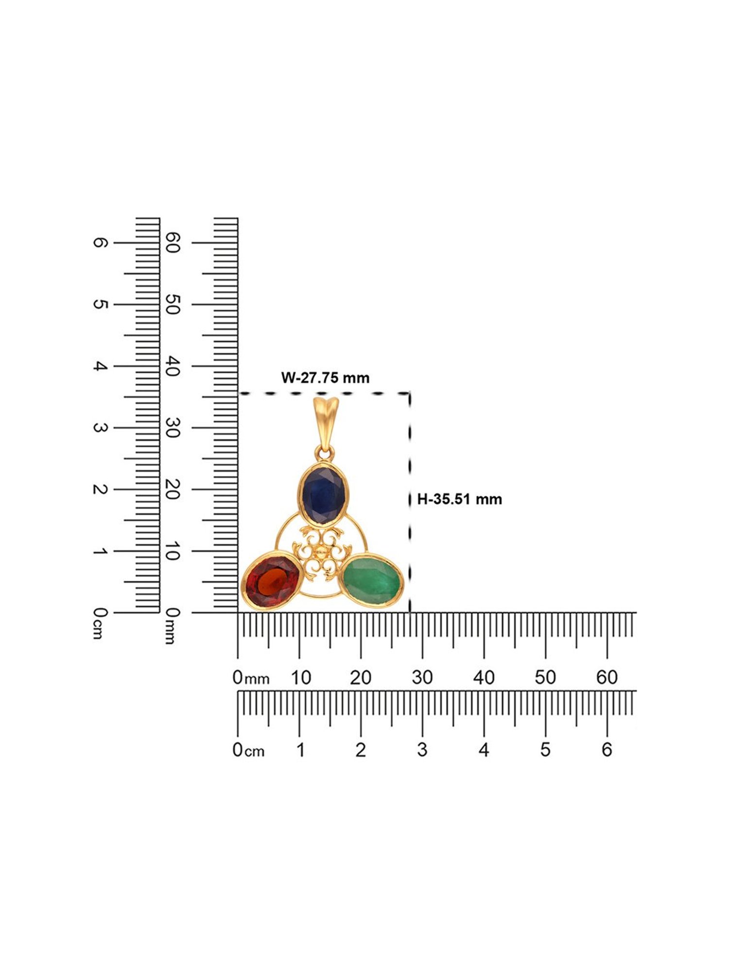 Joyalukkas 22k Love Embrace Gold Pendant