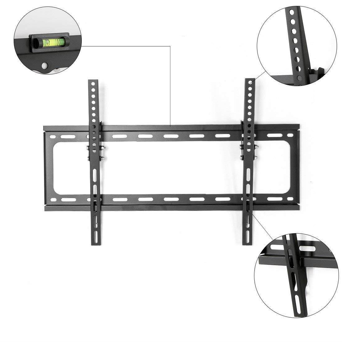 FLEXIMOUNTS Tilt TV Wall Mount Bracket for most 32"-65" LCD LED Plasma flat screen fits for most of Samsung Coby LG VIZIO Sharp Sony Toshiba Seiki Tvs