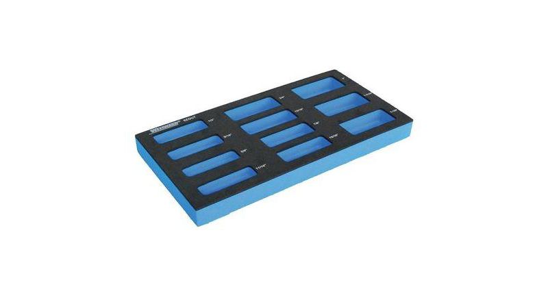 WESTWARD 6ZGU7 Foam Insert,EVA,Black/Blue,For 4YP62