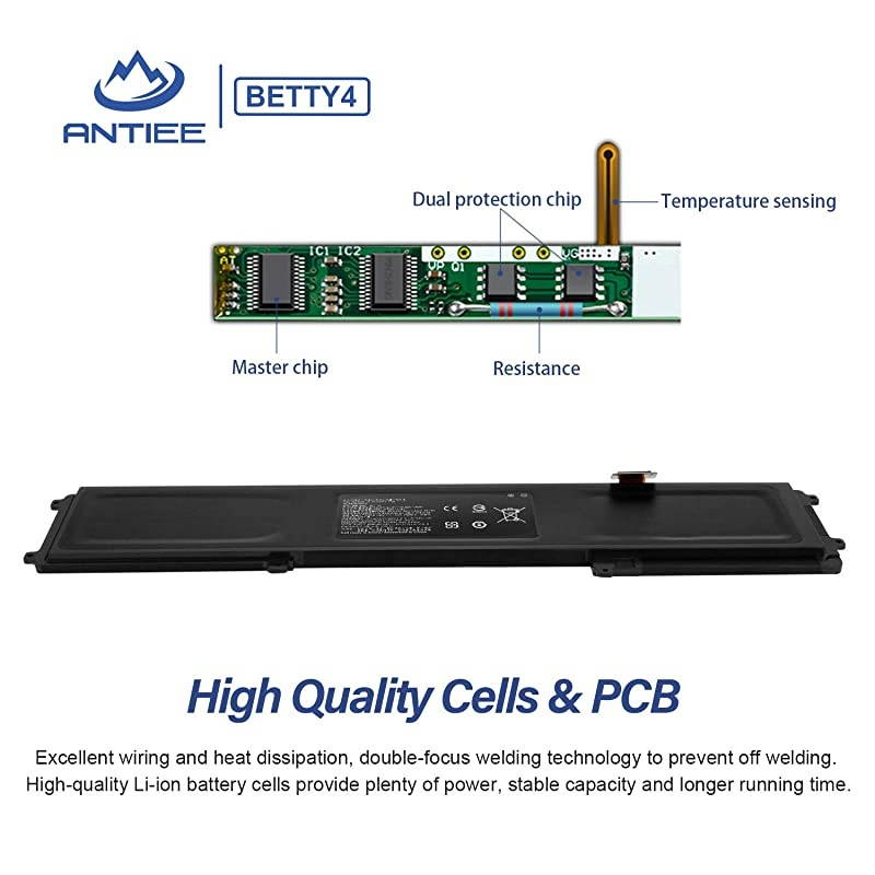 70Wh BETTY4 Laptop Battery for Razer Blade 2016 14quot V2 GTX 1060 RZ090165 RZ090195 RZ0901952E72 R3U1 RZ0901652E21 RZ0901652E22 RZ0901952E31RZ0901952E73 RZ0901953W52 RZ0901953E71
