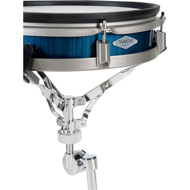 LyxJam 8-Piece Electronic Drum Kit, Professional Drum Set with Real Mesh Fabric, 448 Preloaded Sounds, 70 Songs, 15-Song Recording Capacity, Choke,Rim,Edge Capability & Kick Pad, Drum Sticks Included