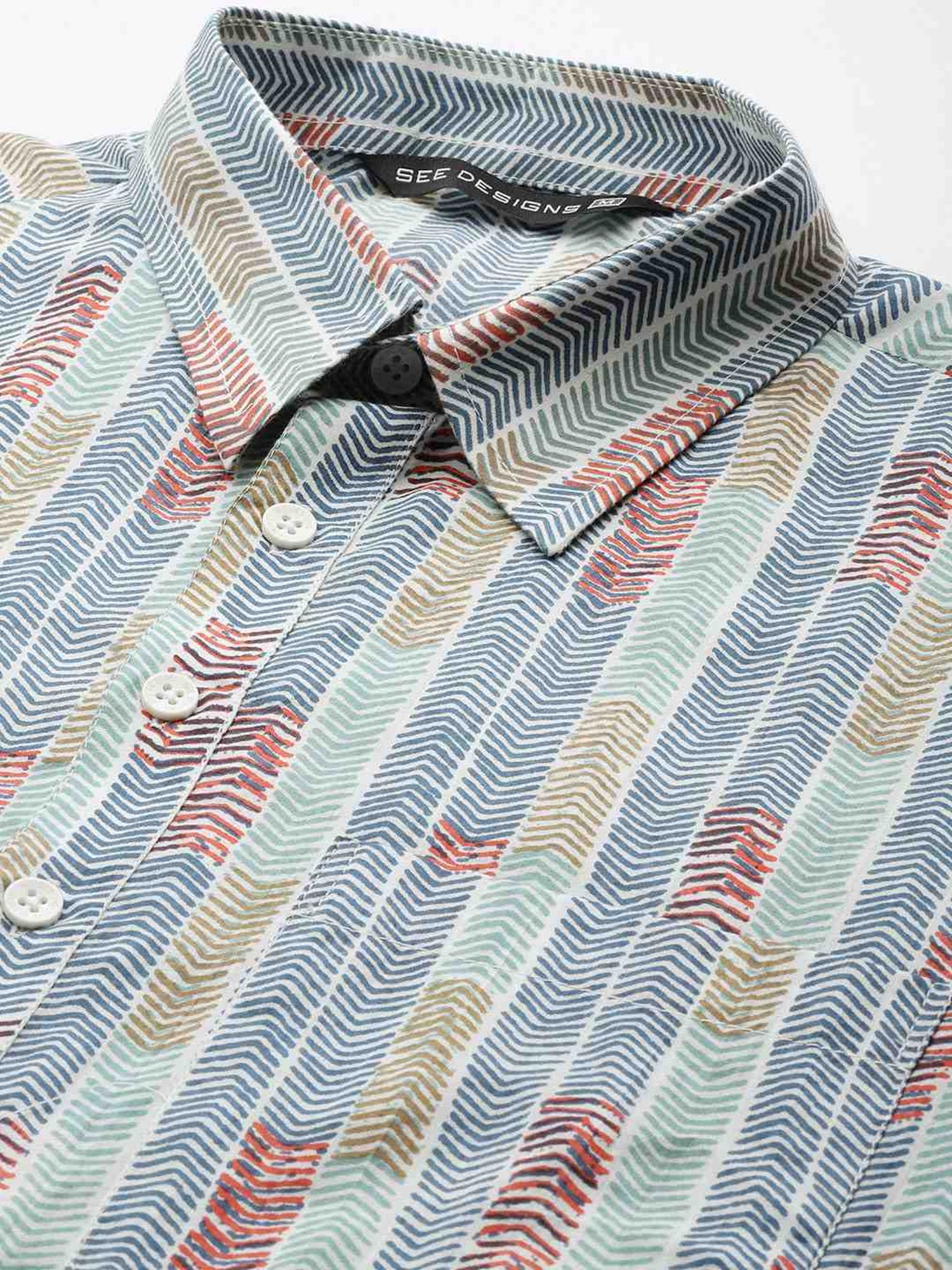 See Designs Multicolored Cotton Regular Fit Printed Kurta Bottom Set