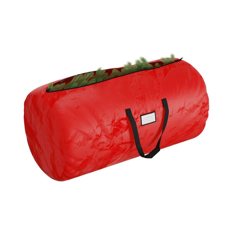 Elf Stor 9' Deluxe Holiday Christmas Tree Storage Bag Red