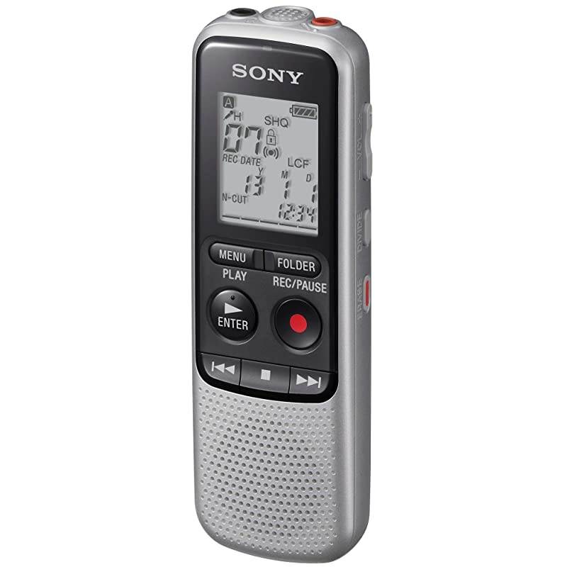 ICDBX140 4GB Digital Voice Recorder with EVA Hard carryign case and 2 Extra AAA Stamina Batteries
