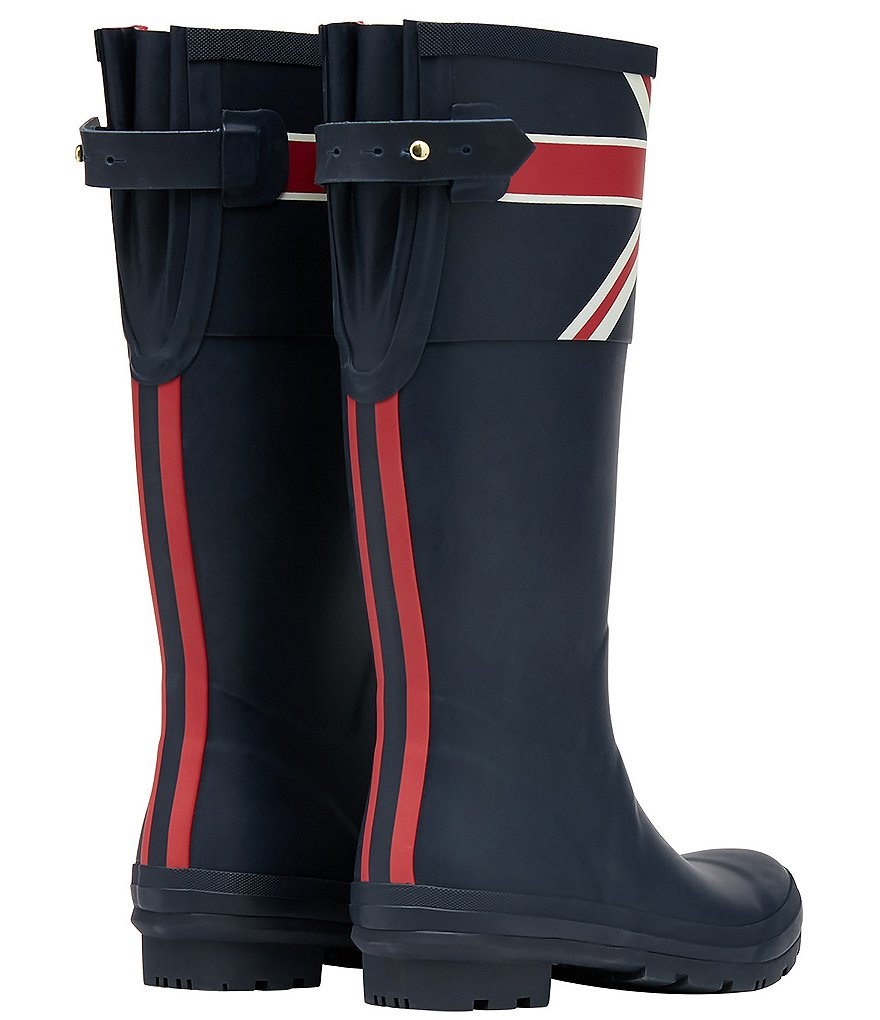 Joules Welly Union Jack Print Rain Boots