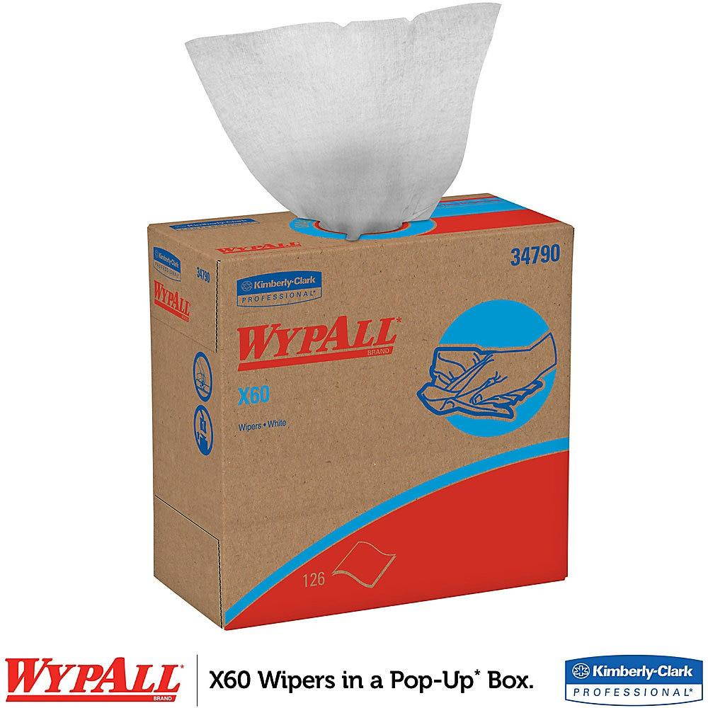 WypAll* X60 Wipers Nylon 9 1/8 x 16 7/8 126/Box 10 Boxes/Carton 34790CT