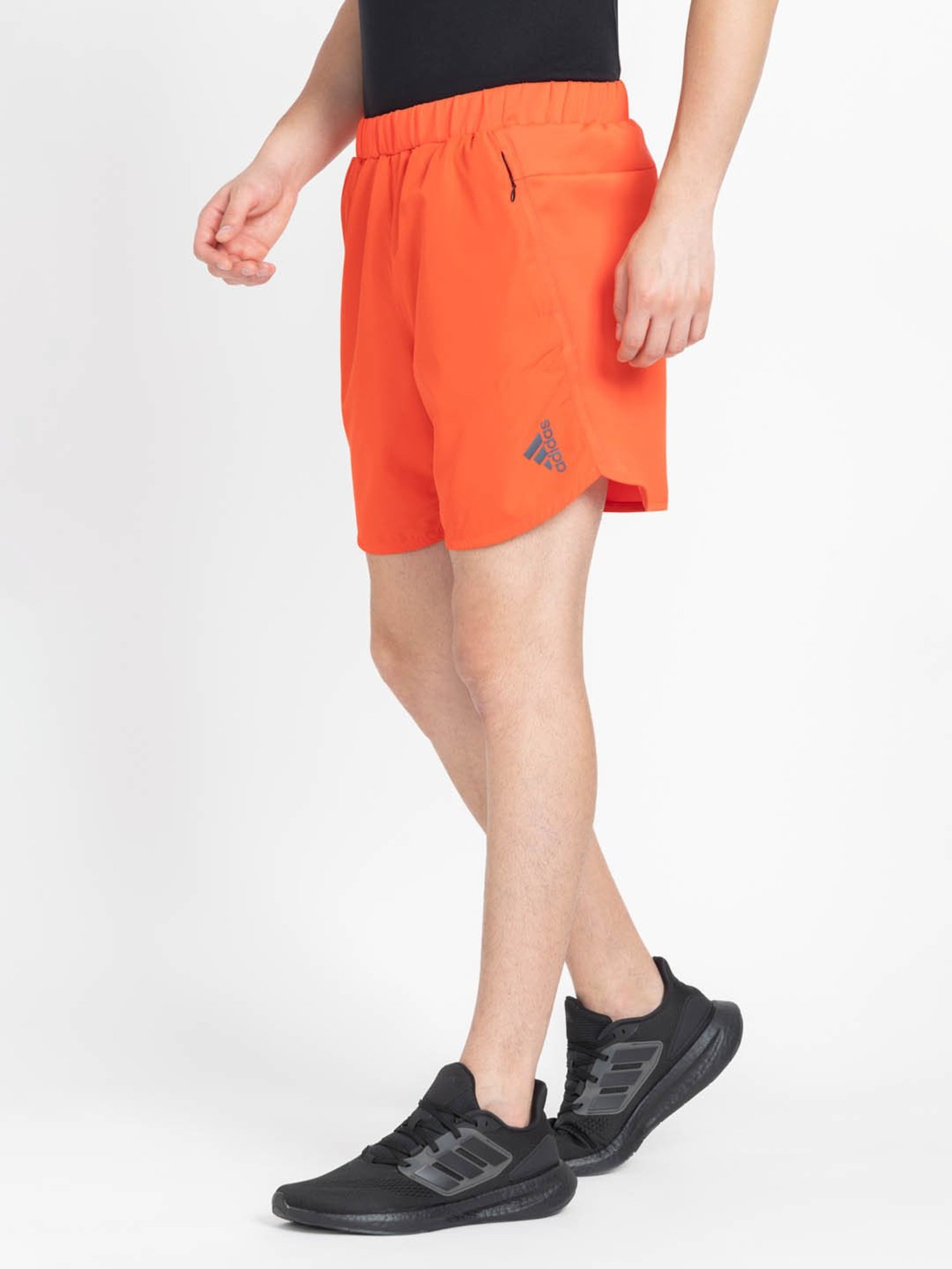 Adidas Red Regular Fit Sports Shorts