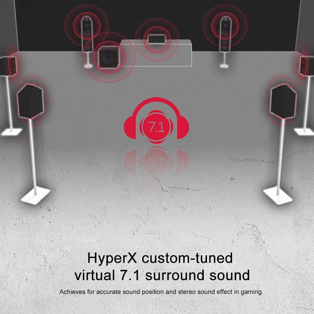 Kingston HyperX AMP USB Sound Card virtual 7.1 Surround Sound Built-in DPS Sound Card with 3.5mm Plug for Headset(HX-USCCAMSS-BK)