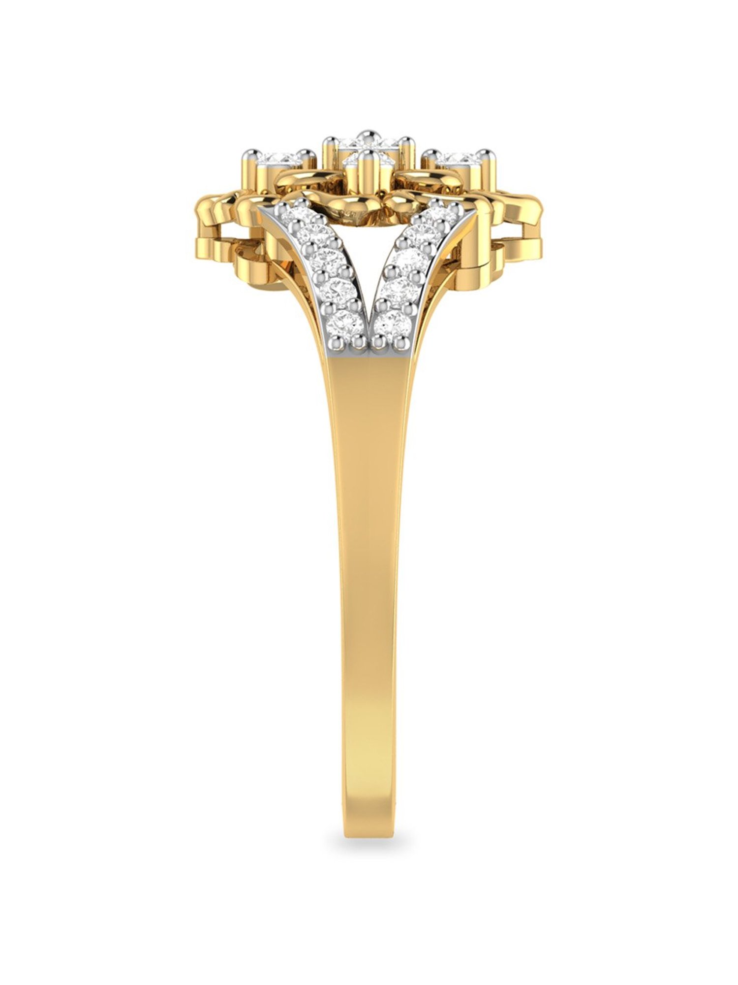 PC Jeweller 18k Gold Isaakios Ring for Women for Women
