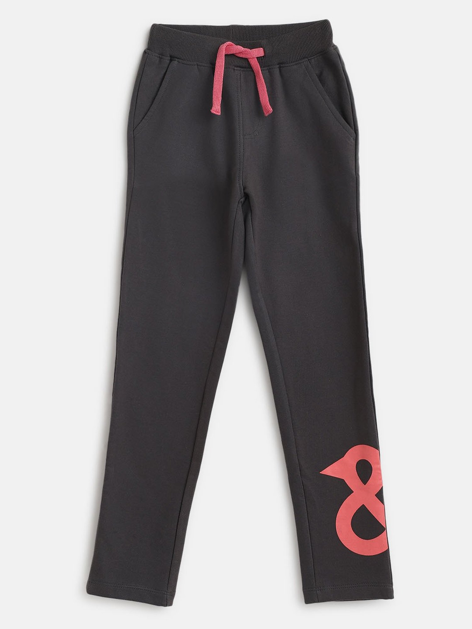 Cub McPaws Kids Teal Blue Cotton Over Dyed Trackpants