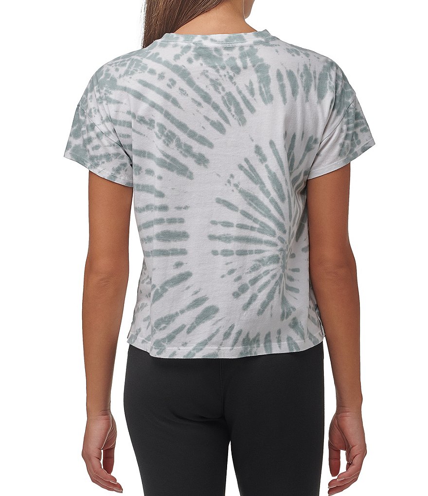Marc New York Short Sleeve Crew Neck Boxy Tie Dye Tee