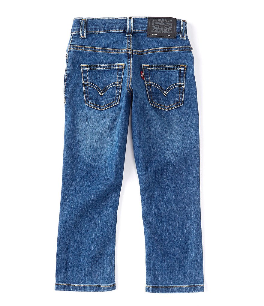 Levi's&reg; Little Boys 2T-7X 511 Slim Fit Performance Denim Jeans