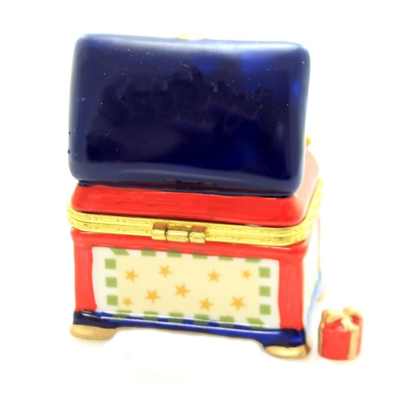 Hinged Trinket Box 3.5" Chest Of Toys Teddy Bear Soldier Doll  -  Decorative Figurines