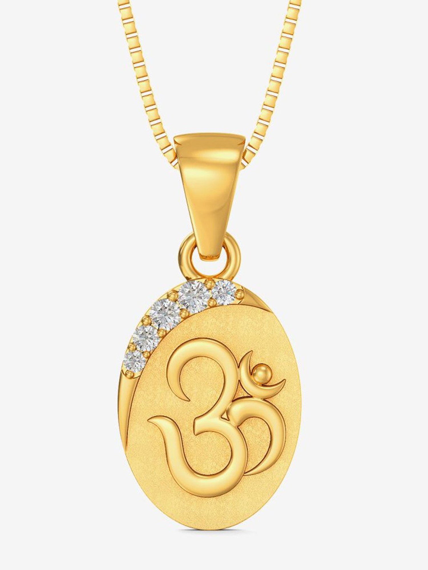 CKC Sacred Rudraksha Gold Pendant: Single Loop Elegance