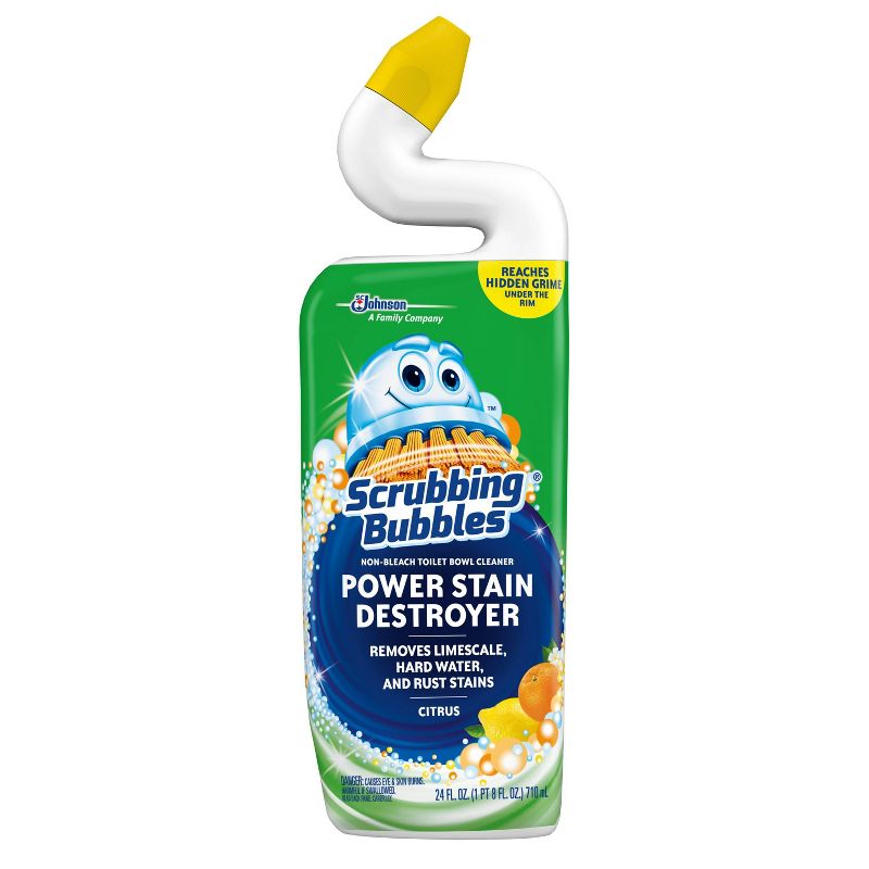 Scrubbing Bubbles Power Stain Destroyer Toilet Bowl Cleaner - Citrus - 24 fl oz