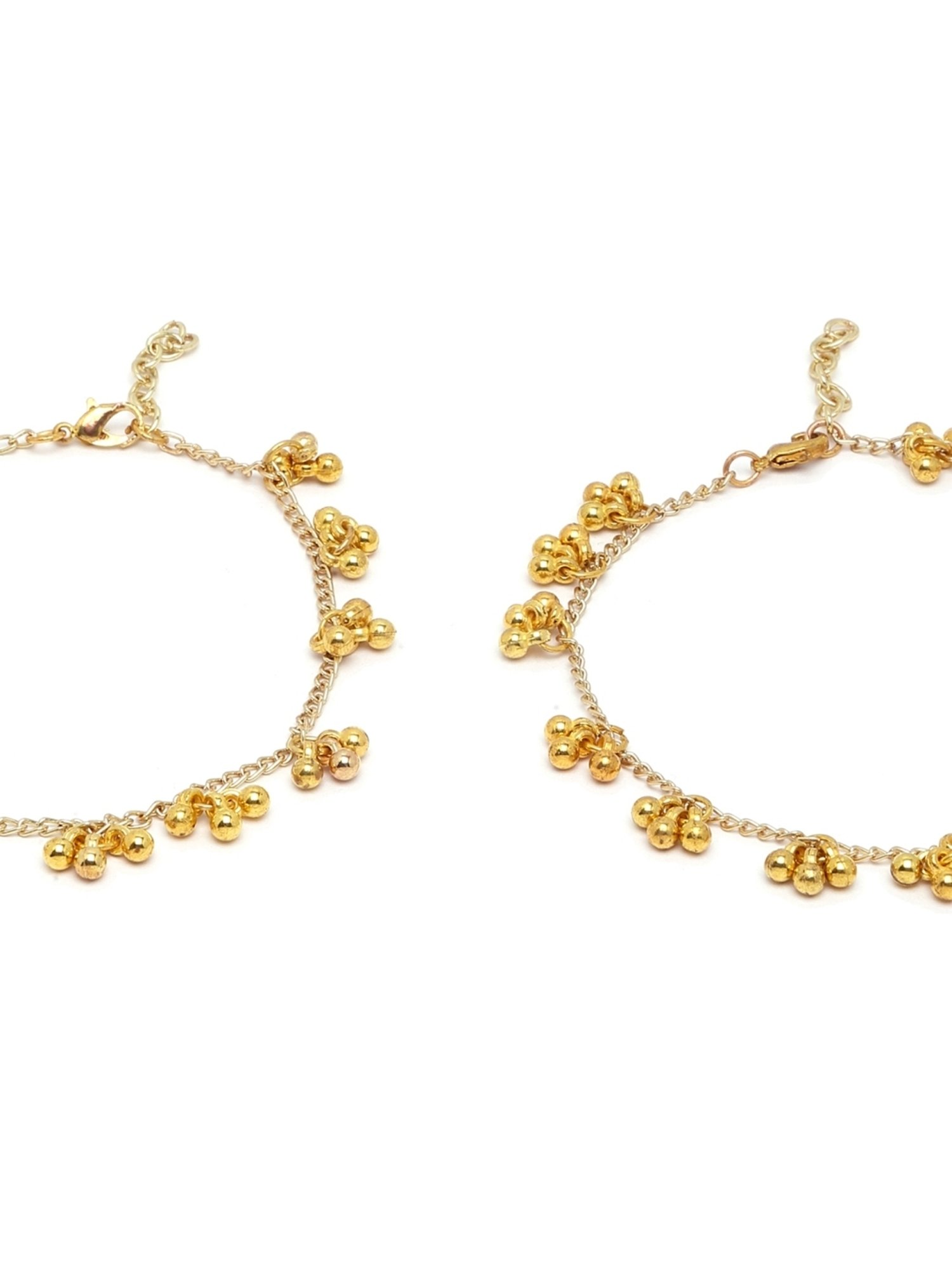 Karatcart Gold-Plated Chain Anklet for Women