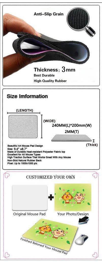 Doesn 't Kill You Makes You Stronger Mouser Rectangular Mouse Pad Size:9.4" x7.9" RB121