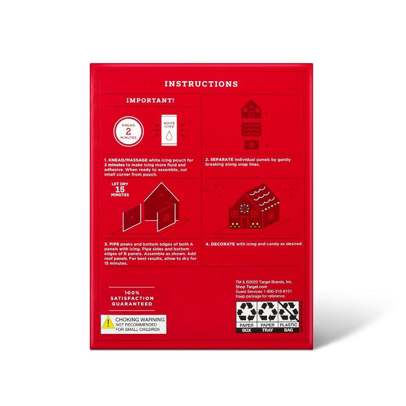 Holiday Mini House Gingerbread Kit - 6.2oz - Wondershop™