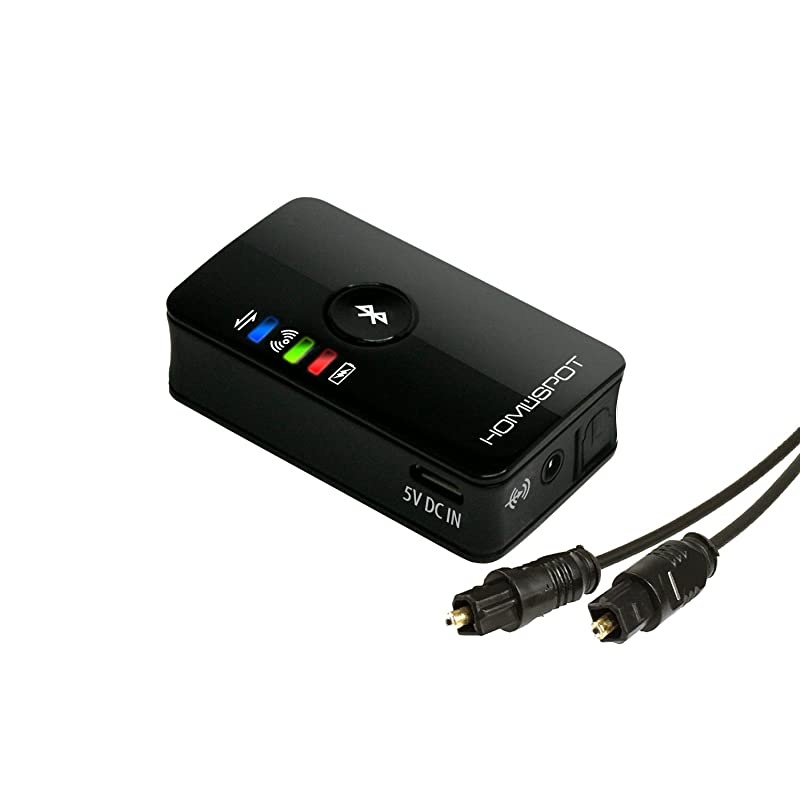 Bluetooth Transmitter for TV Audio Low Latency Wireless Audio Adapter for Headphones Bluetooth 40 no Lip Sync Digital Optical Dual Stream Toslink SPDIF 2 Devices Simultaneously