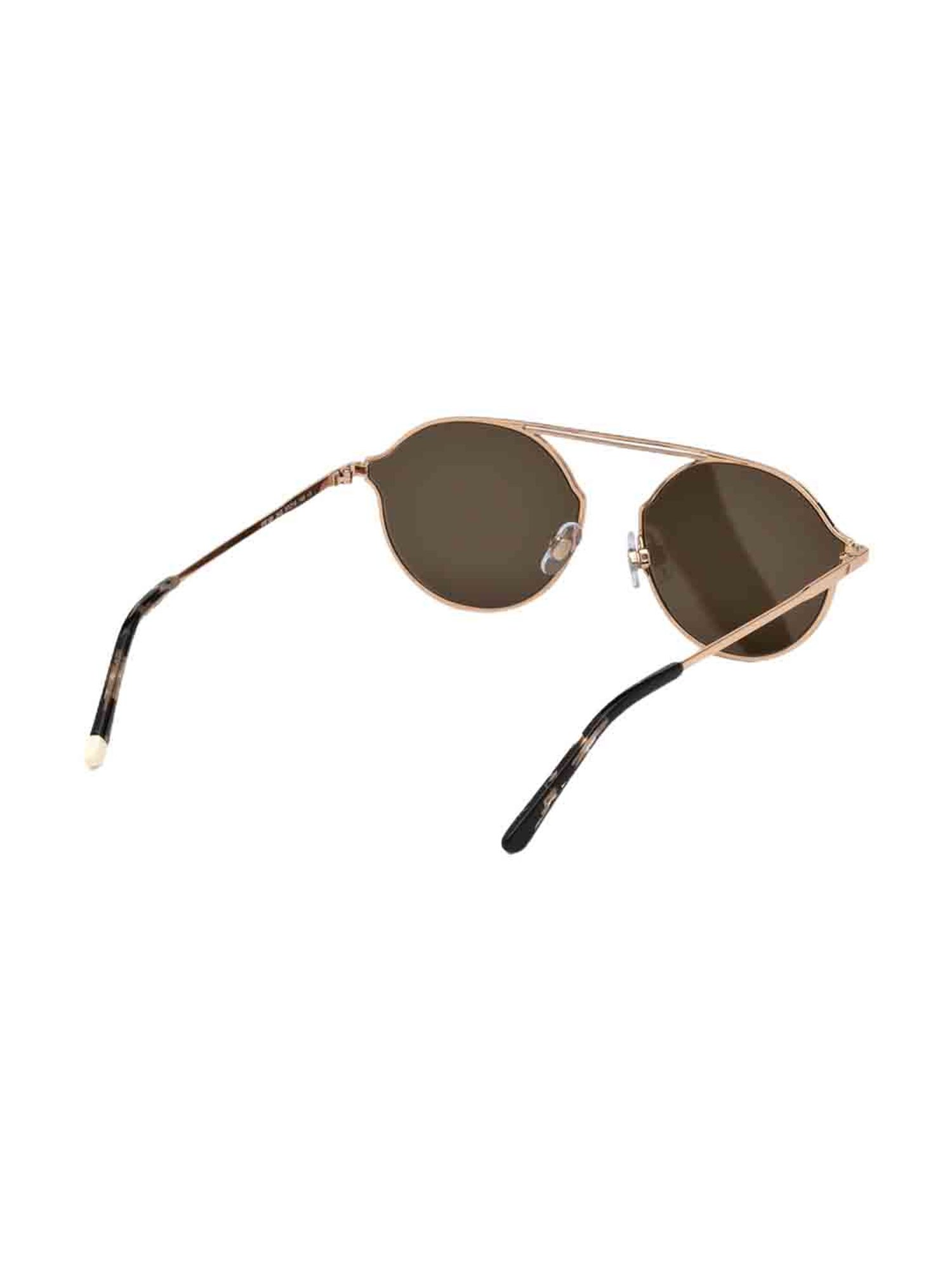Web Eyewear Brown Pilot Unisex Sunglasses Designed in Italy