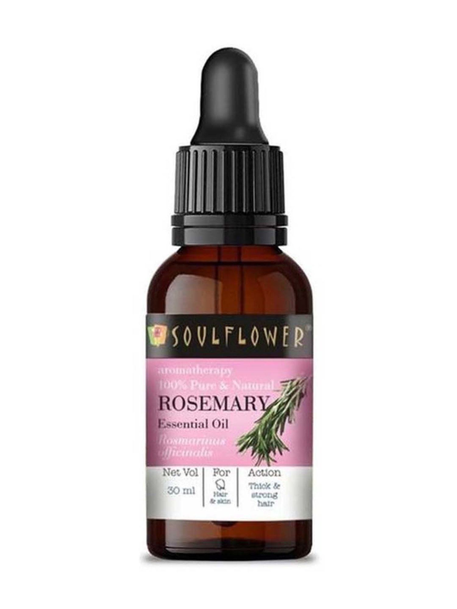 Soulflower Rosemary Essential Oil - 30 ml