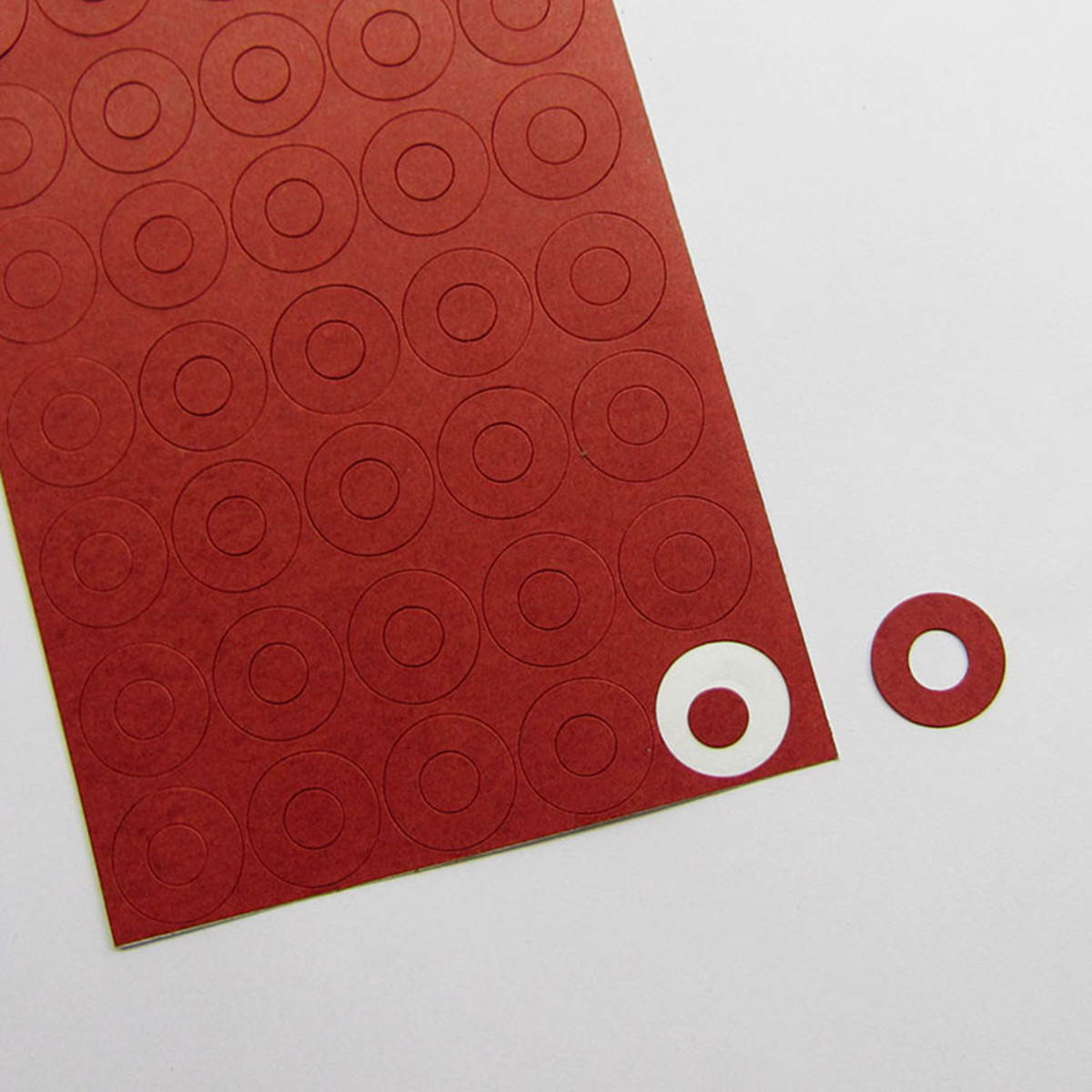 600Pcs Cardboard 18650 Battery Insulators Electrical Insulating Adhesive Paper