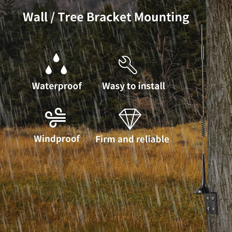 High Gain Long Range 4G LTE Ouutdoor Cellular 9dBi Magnetic Base Antenna Compatible with Spypoint Link Micro EVO Solar Hunting Wildlife Game Trail Cameras Mobile Security CameraPack of 2 Eifagur