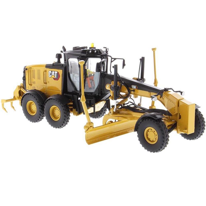 CAT Caterpillar 150 Motor Grader with Operator "High Line Series" 1/50 Diecast Model by Diecast Masters