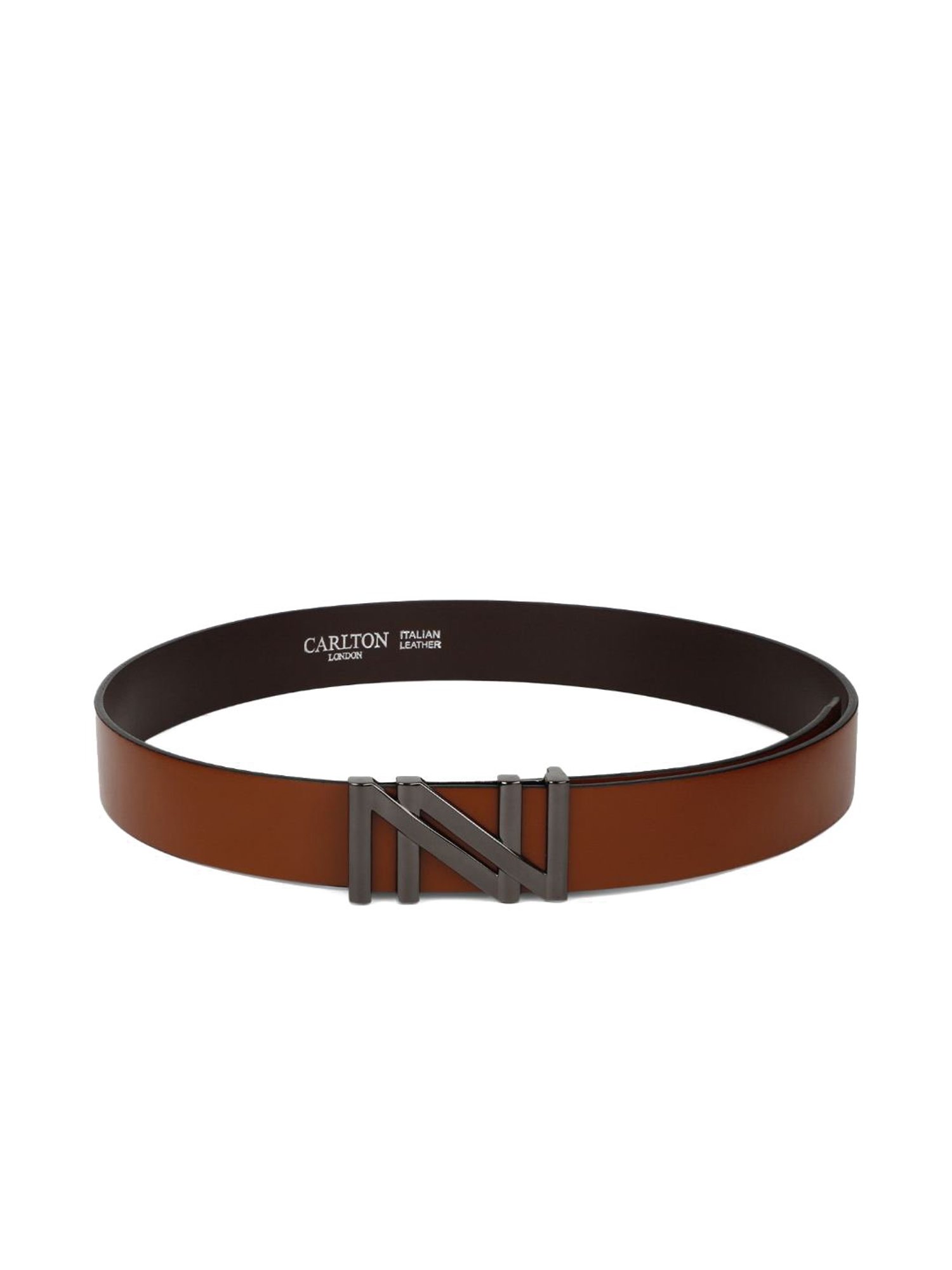 Fossil Julian Black Leather Solid Waist Belt