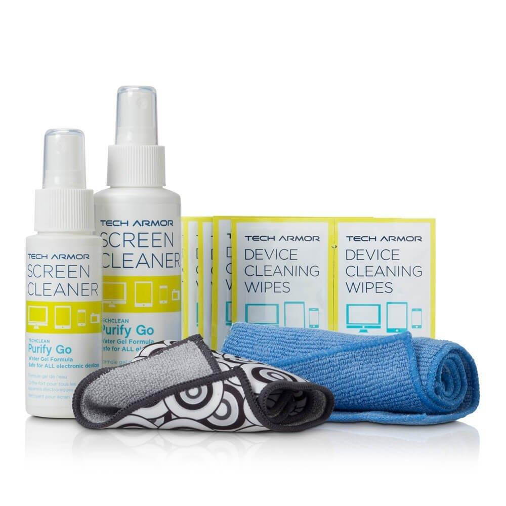 Tech Armor 120 ML Pro Cleaning Kit with ExtraMove Formula and Cleansing Wipes