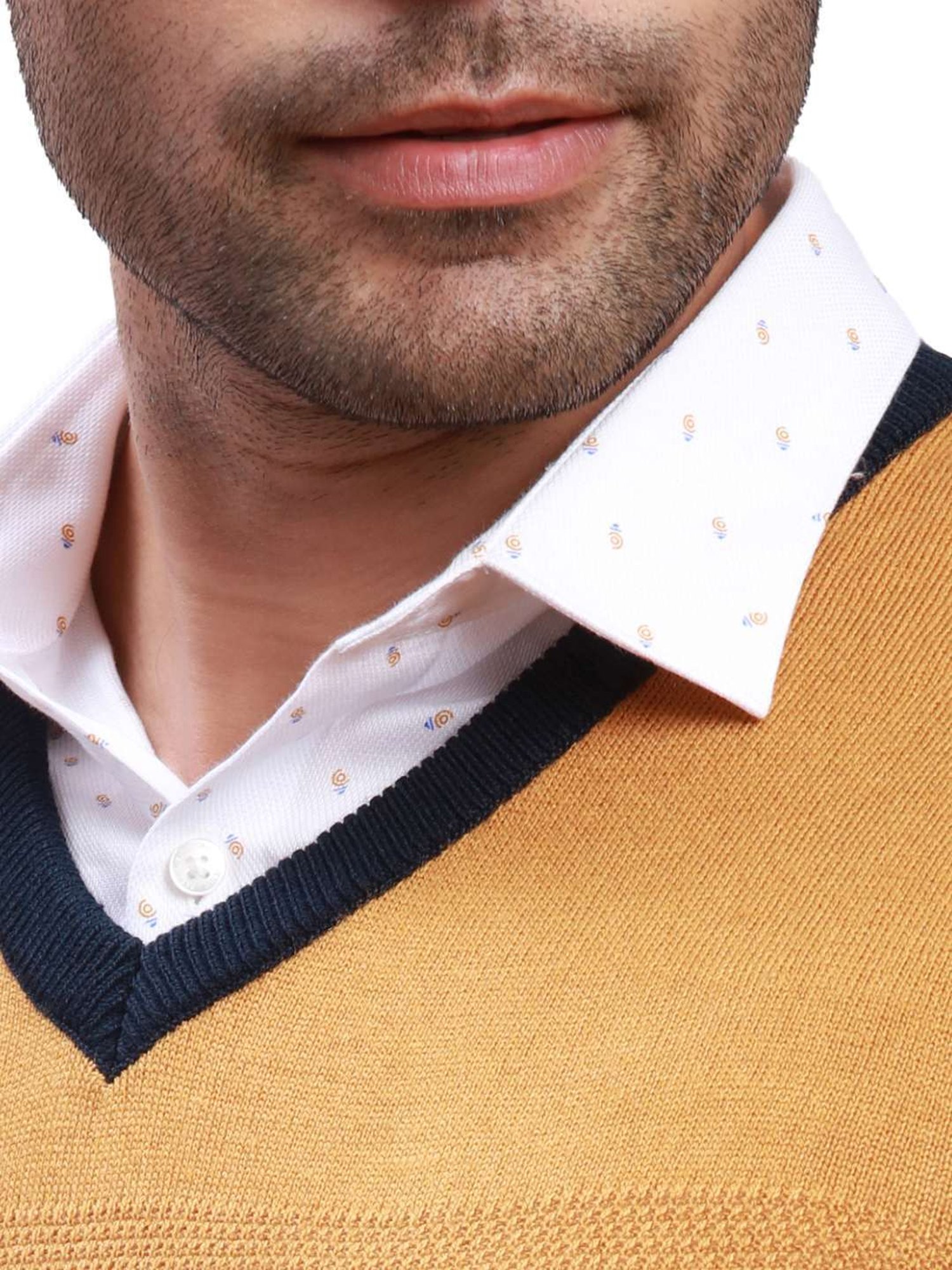 Duke Wine Self Striped Sweater